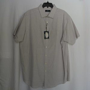 Men's Size 2XT Hart Schaffner Marx Short-Sleeve Button-Down Shirt, NWOT